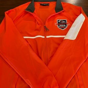HOLLOWAY WIND BREAKER San Antonio UTSA zipper pocket on sleeve Men’s Medium